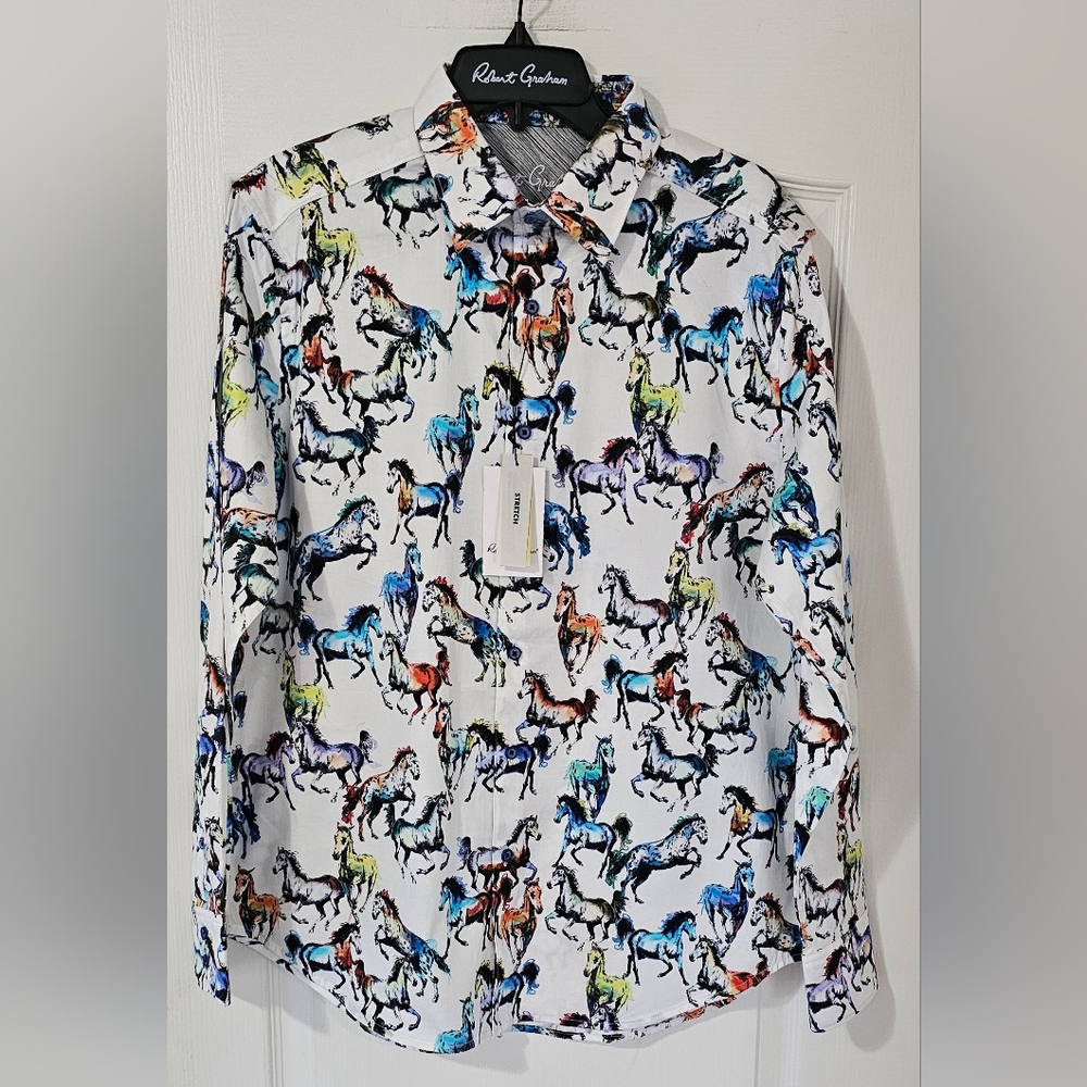 Robert Graham Men's Shirt Size Medium New With Tags.